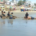 El domingo se registró la afluencia más alta de turistas en las playas.