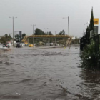 En imágenes se observó como las calles se volvieron intransitables.