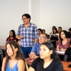 El profesor Juan Carlos Olives en una de sus jornadas académicas.