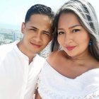 El sospechoso de la investigación junto a su pareja Lesly.