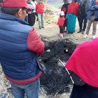 El cuerpo de Luis Santos apareció incinerado la mañana del 10 de octubre en una loma de Guamote.