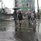 Las lluvias han sorprendido a transuntes.
