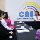 Las magistradas electorales fueron de las primeras en llegar al país para los comicios que decidirán quién irá a Carondelet.