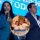 La celebración del correísmo se truncó por el triunfo de Noboa.