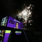 En Olón festejó Daniel Noboa.