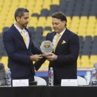 Raúl Chávez (c) forma parte del equipo de campaña de Carlos Alfaro Moreno.