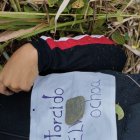 Este mensaje dejaron sobre su cuerpo.