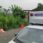 Hasta la escena del crimen acudió la Policía Nacional para realizar las indagaciones.