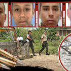 En el lugar donde se registró el múltiple crimen policías hallaron una pipa y varias cajas con cigarrillo.