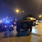 Una tanqueta ingresó al centro carcelario de Guayaquil.