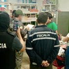 Fiscalía realizó los allanamientos.