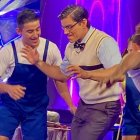 Isaac Delgado, en el programa de baile, sacó los ‘pasos prohibidos’.