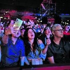 Los asistentes disfrutaron de principio a fin el concierto de Marco Antonio Solís.