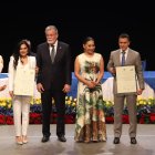 Daniel Noboa y Verónica Abad recibieron sus credenciales.