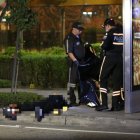 El homicidio alteró la tranquilidad habitual del centro comercial.