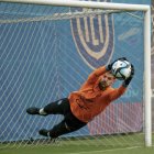 Javier Burrai, arquero de la selección de Ecuador.