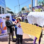 Los simpatizantes de varios partidos políticos tuvieron encontrones.