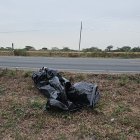 Uno de los cadáveres estaba embalado en plástico.