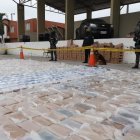 La droga fue descubierta por un can antinarcóticos.