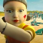 La misteriosa muñeca gigante que canta ‘luz verde, luz roja’ también será parte de este reality show.