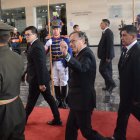 El Presidente de Colombia, Gustavo Petro, a su llegada a la Asamblea Nacional.