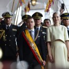 Daniel Noboa, Presidente de la República, y Lavinia Valbonesi, Primera Dama de la nación