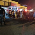 Muchas personas se acercaron al lugar donde fue internado.