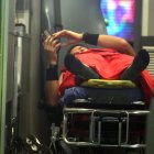 Robert Cabrera cuando fue llevado a un casa asistencial.