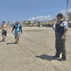 Los patrullajes en Atacames se intensificaron ante la ola criminal que afecta a este cantón del sur de Esmeraldas.