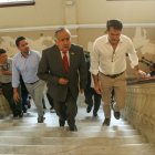 Alberto Molina, nuevo Gobernador del Guayas y Francesco Tabacchi.