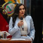 La vicepresidenta Verónica Abad explicó la razón por la que no estuvo en eventos junto al presidente Daniel Noboa.
