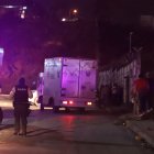 Personal policial acudió al lugar para recabar indicios.