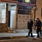 El cadáver de Edwar Terán quedó en el ingreso de su casa.