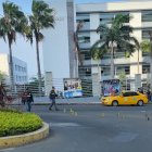 El lugar del crimen, en Manta.