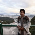 Christian Iván Quispe está a cargo de coordinar acciones de los doce barrios que conforman el cabildo de Toctiuco.