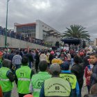 Alrededor de cuatro mil personas se unieron a la marcha por la seguridad en Pelileo.