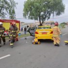 Accidente de tránsito en Cuenca dejó algunos heridos.