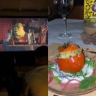 Antes de cada película, los comensales tienen un menú de todo lo que se servirá y en qué momento.