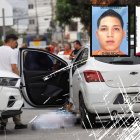 Los tres hombres asesinados se movilizaban en un vehículo de color blanco. Policías llegaron al lugar para recabar indicios
