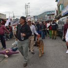 Durante la marcha, la Junta del Campesinado lanzó una advertencia y dio 72 horas de plazo para desalojar a los extranjeros.