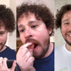 El 'Livestream' terminó abruptamente cuando el 'influencer' extrajo dos dientes de su boca