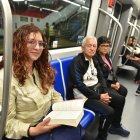 Katherine hizo un primer viaje de prueba antes de adquirir la tarjeta del metro.