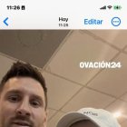 Lionel Messi y Gisselle una foto de su famoso vídeo.