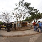 Personal policial levantó indicios en la escena, incluyendo el bus.