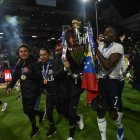 Toda la fiesta de Liga de Quito fue en santa paz, como debe ser.