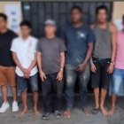 La organización criminal arremetió en contra de policías que los perseguían.