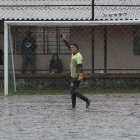 El arquero Byron Delgado y su festejo tras marcar el penal que le dio el título a Portugal.