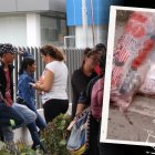 Familiares de Édgar Velásquez Saltos llegaron a la morgue para identificar sus restos.