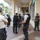 Roban un banco en pleno centro de Durán.