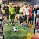 Kendry Páez estuvo de actividad social y deportiva por Navidad.